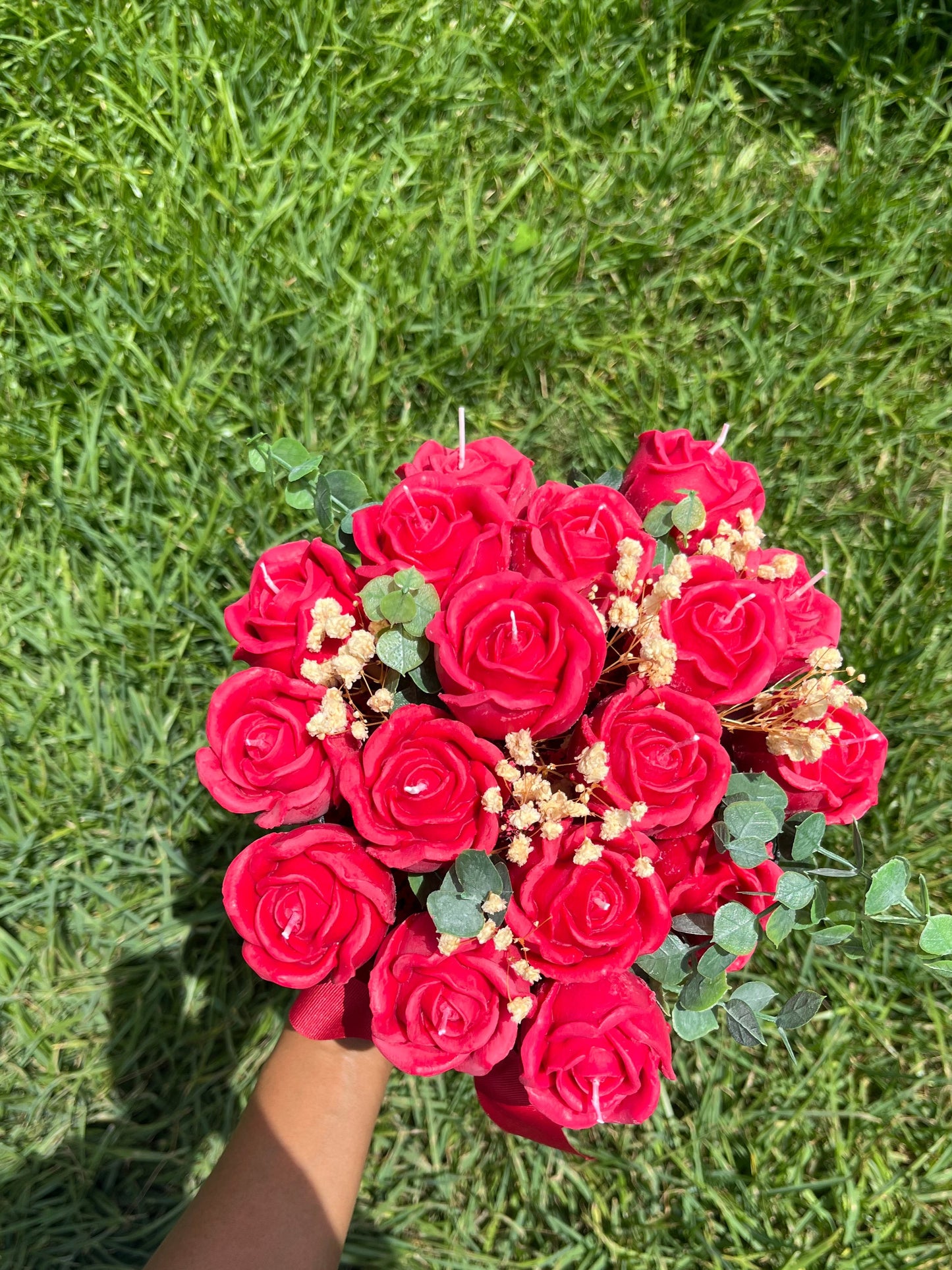 Rose Candle Bouquet