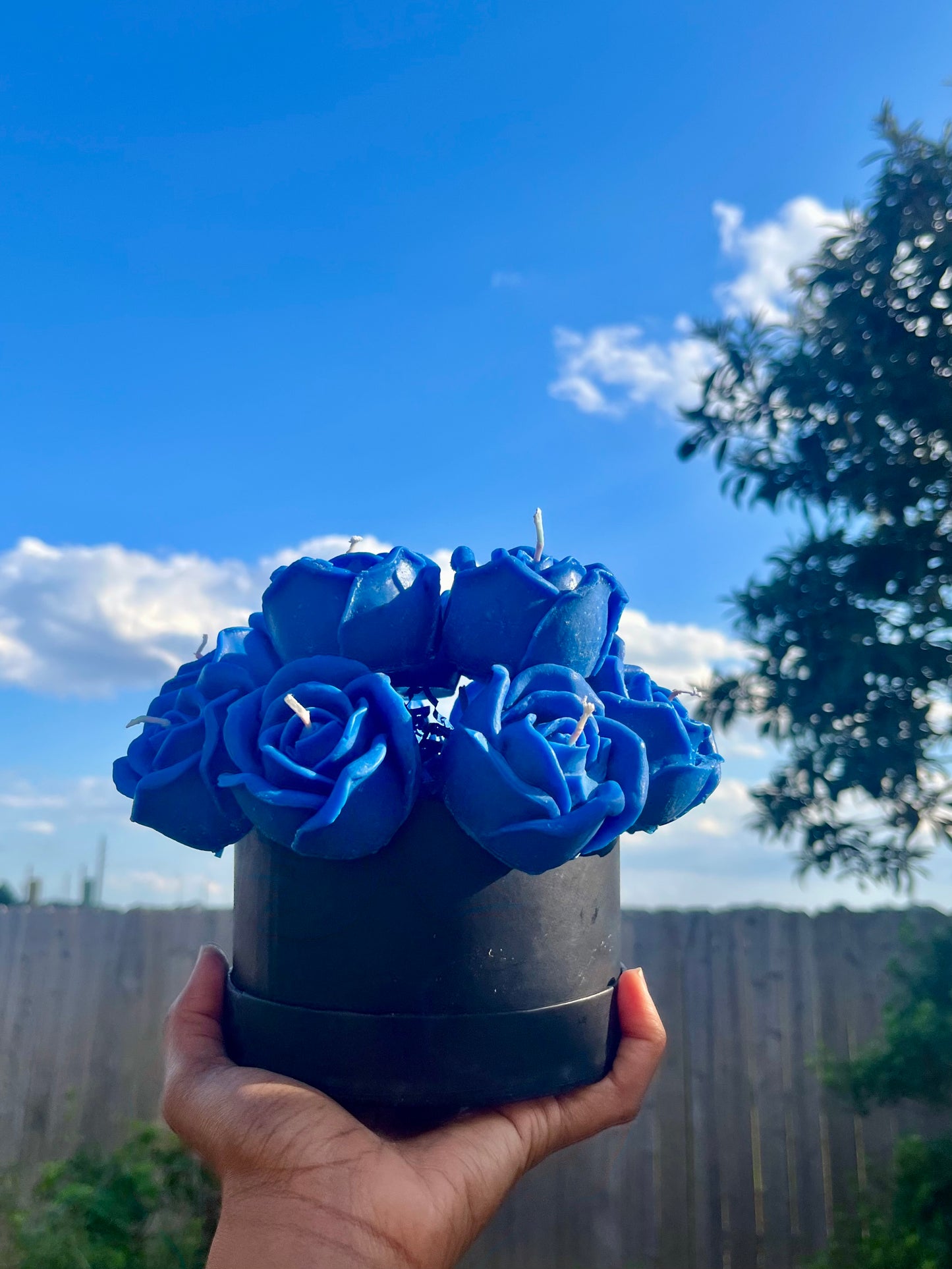 Rose Candle Bouquet